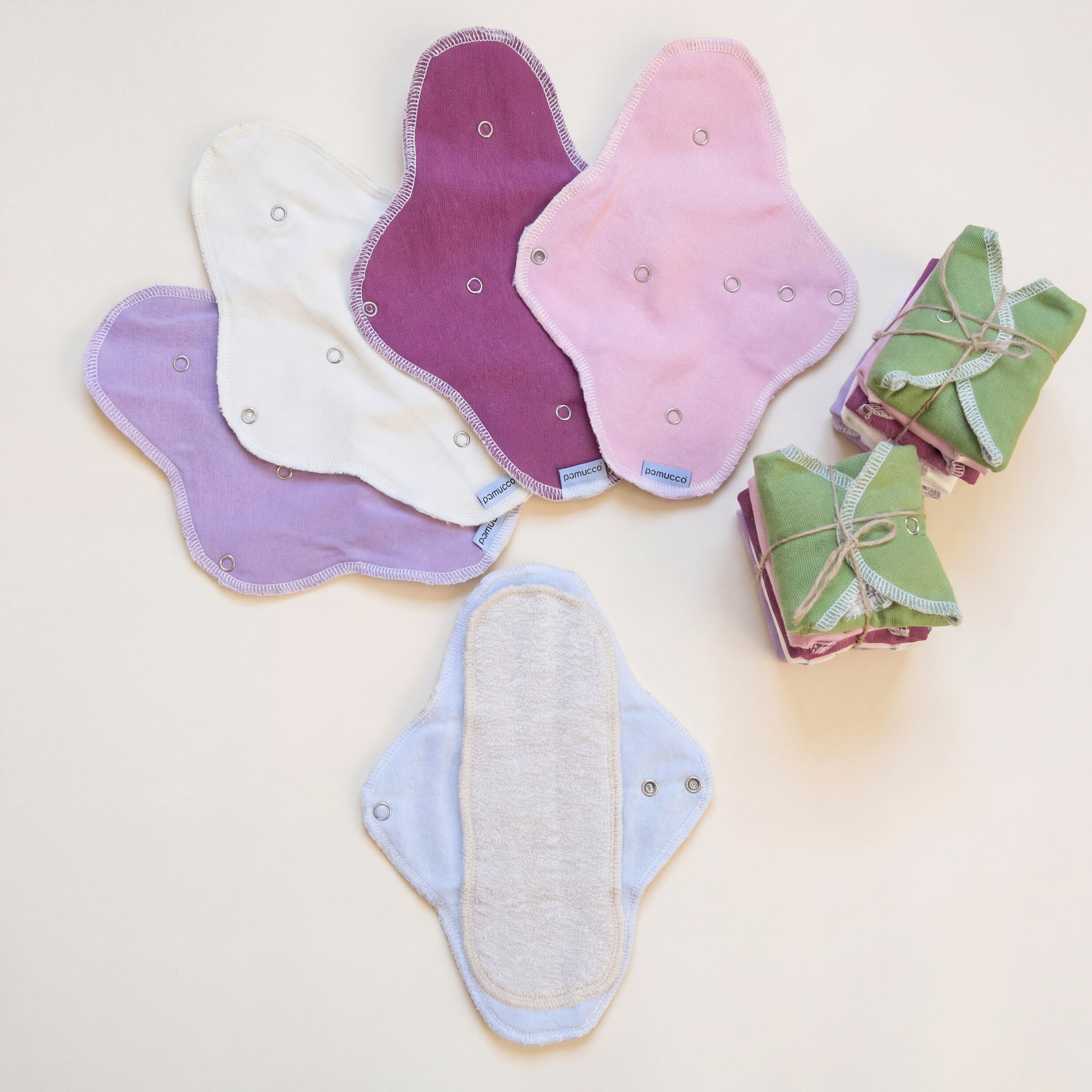 Stoff-Slipeinlagen 5er-Set