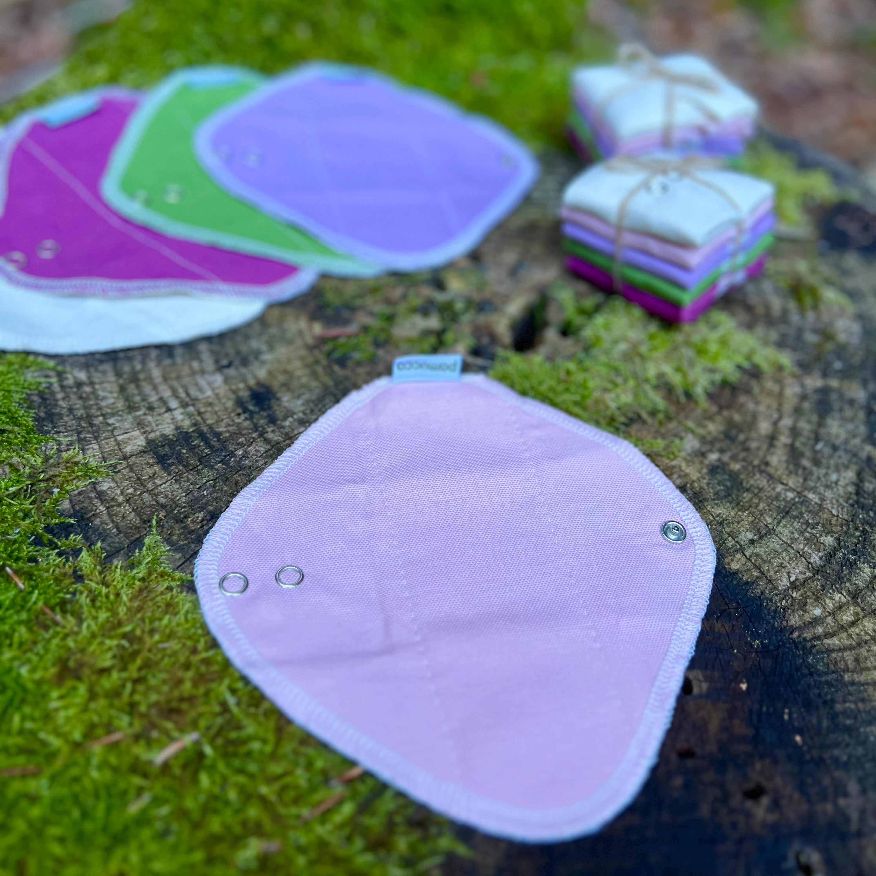 Stoff-Slipeinlagen 5er-Set